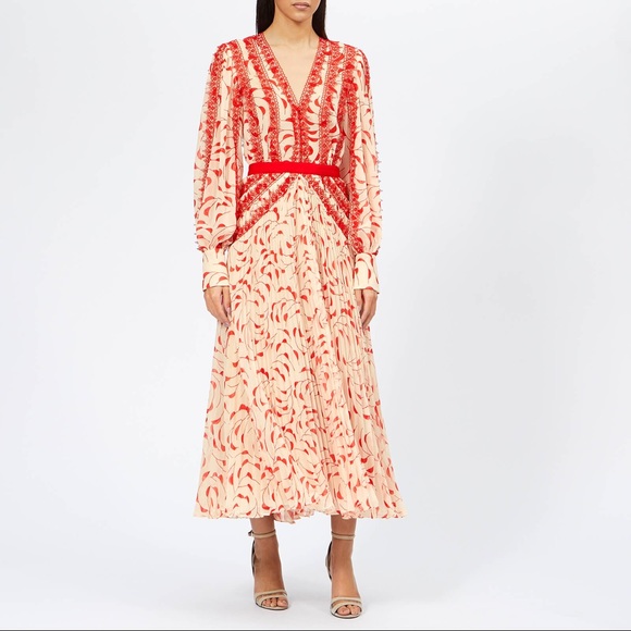 Self-Portrait Print Dress - Picture 2 of 7